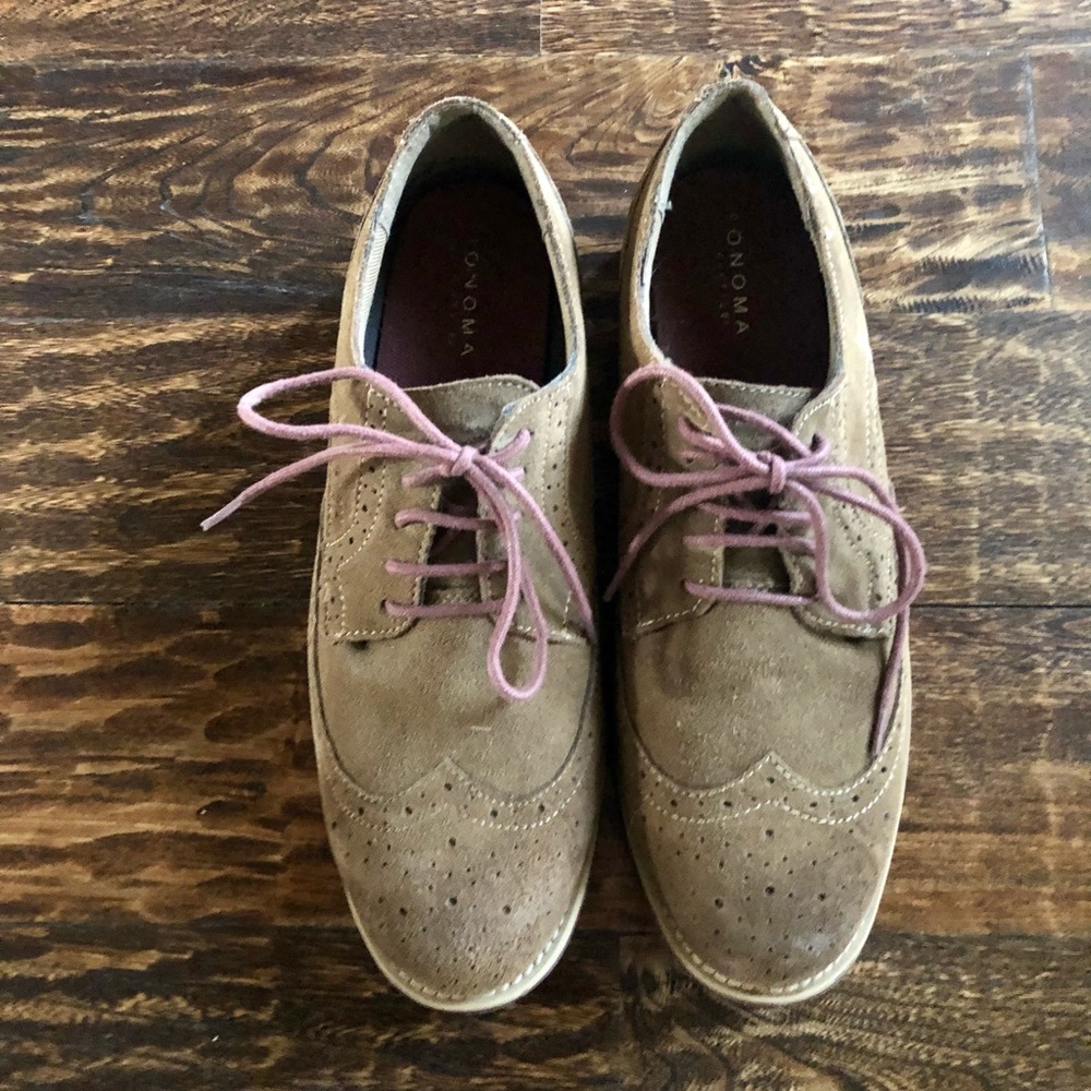 ❌SOLD❌ Sonoma Dean Tan Suede Shoes - Size 13 (EUC) - Picture 1 of 11